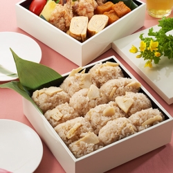 たけのこごはんのお花見弁当