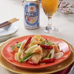 塩とりからの辣子鶏風
