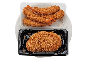 海老フライととんかつのサラダ太巻き