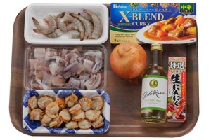 シーフードてんこ盛り海賊カレー