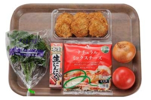 ひれかつのトマトソース焼き