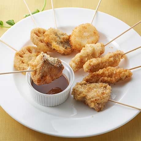 チキンとぶりの串かつ