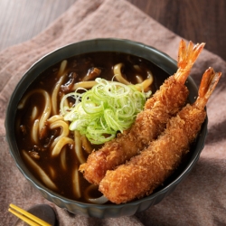 えびフライのカレーうどん