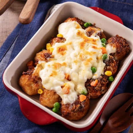 たこ焼きグラタン