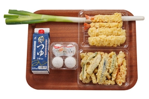 天ぷらの卵とじ丼