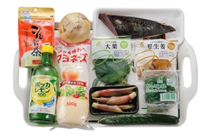 かつおの爽やかレモン醤油サラダ