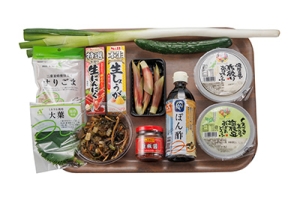はりはり&棒棒鶏風たれのおぼろ豆腐