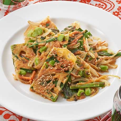 夏野菜のチヂミ