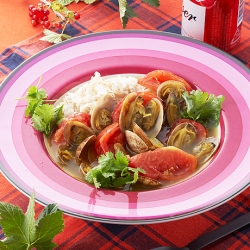 あさりとトマトのスープカレー