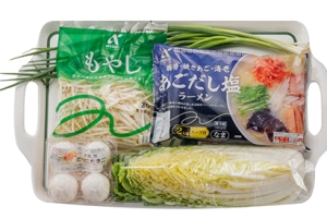 カレー風味の塩ラーメン