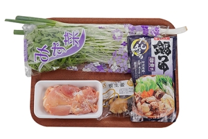 きのこたっぷりの鶏鍋