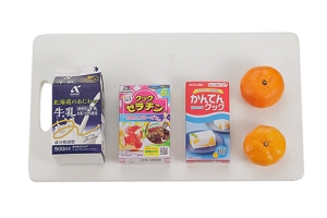 みかんのミルク寒天