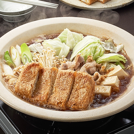 とちお油揚げの生姜醤油鍋