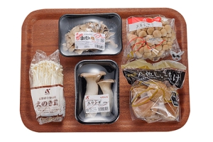 きのこたっぷりの生姜醤油鍋