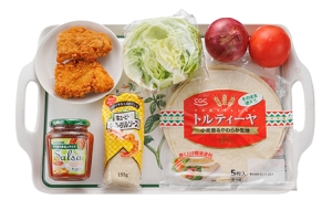カリジュワチキンのトルティーヤ