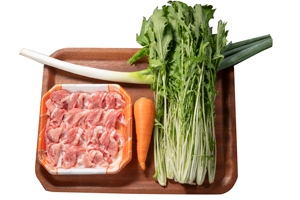 生姜醤油鍋スープの肉巻き野菜しゃぶしゃぶ