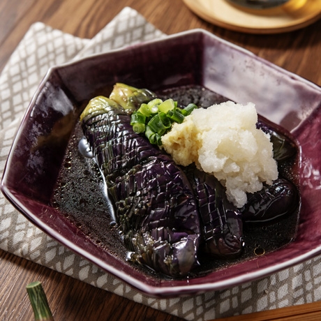 生姜醤油鍋スープのなす揚げ浸し