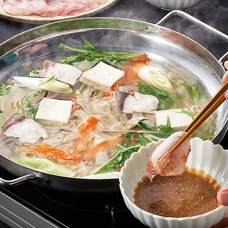 ひらひら野菜のぶりしゃぶ