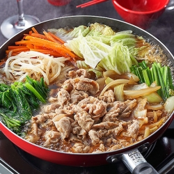 生姜醤油の焼肉鍋