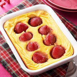 いちごの米粉ヨーグルトケーキ