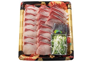 ひらひら野菜のぶりしゃぶ