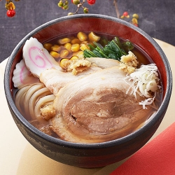 生姜醤油の年明けうどん