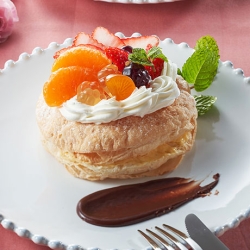 さくさく♪パイシューのチョコソース