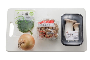 梅香る豚肉ときのこの炒めもの