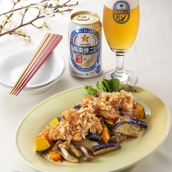 塩とりからの野菜たっぷり油淋鶏