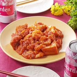 えびと厚揚げのチリソース