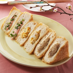 とちお油揚げのポケットサンド