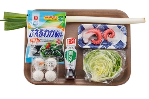 たことわかめのチャーハン