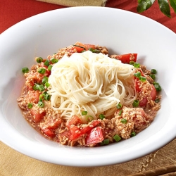 ツナトマトそうめん