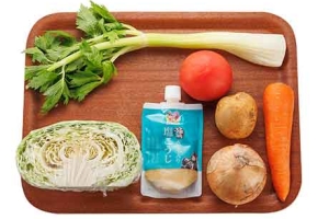 野菜たっぷり塩こうじスープ