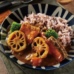 鮭とれんこんのカレー