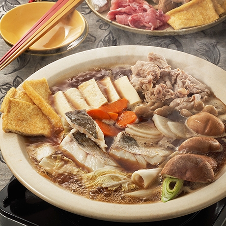 たらの生姜醤油ちゃんこ鍋