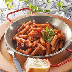 トマトジュースで! 暗殺者のパスタ(ペンネver.)