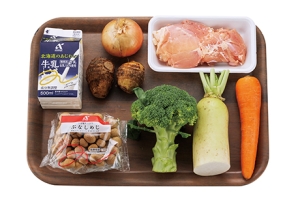 素材力の合わせだし和風シチュー