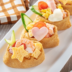 ちらし寿司のオープンいなり