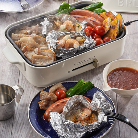 手作りソースのホットプレートバーベキュー レシピナビ