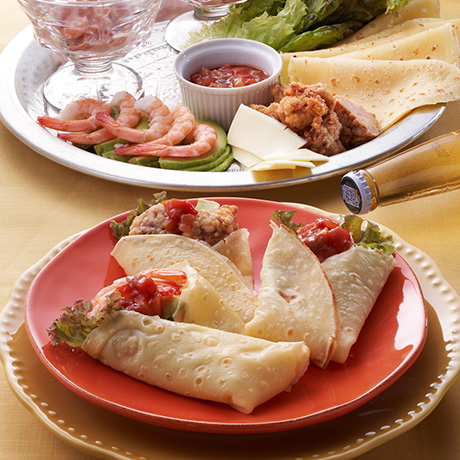 手作りトルティーヤで手巻きパーティー - レシピナビ